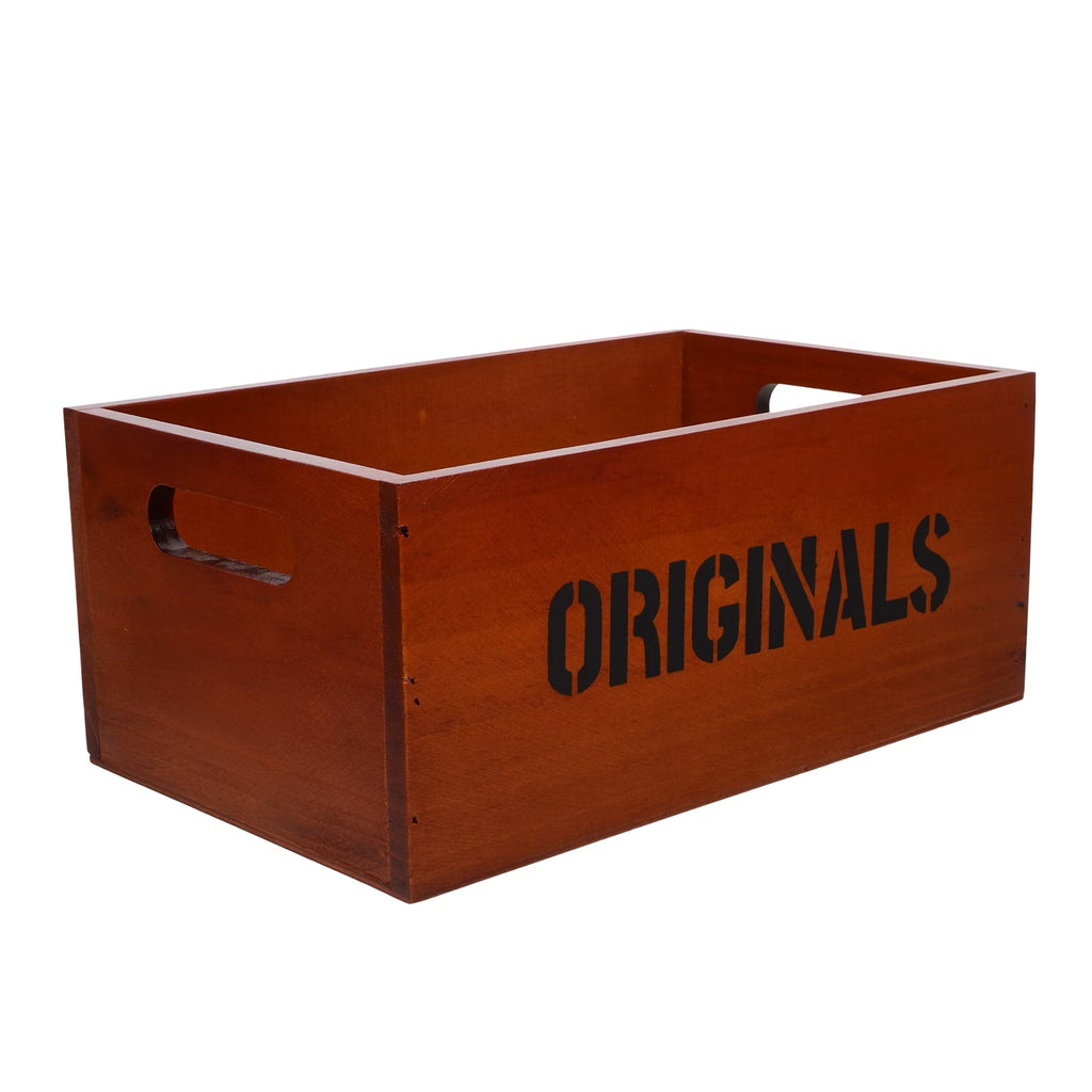 Monitor Stand Cube Storage Wooden Storage Box Office 26.00X16.00X11.00CM Brown – Natural-Look Construction for Simple Storage and Daily Tasks