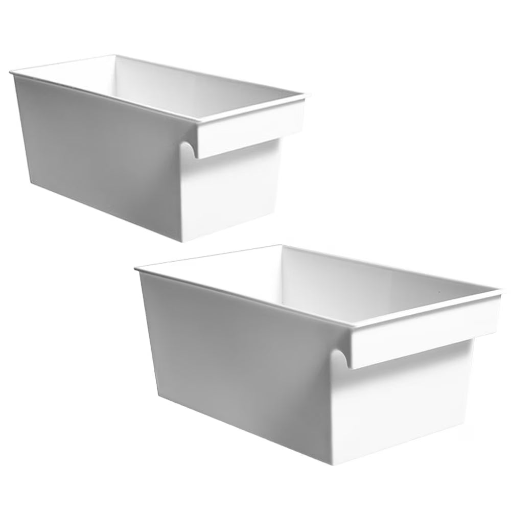 2 PCS Large Storage Containers with Lids Portable Box PP Material Boxes – Secure Lid Design for Simple Storage and Daily Tasks