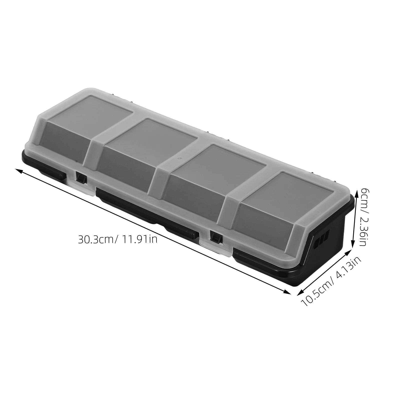 2 Pcs Screw Parts Box Storage Small Organizer Large Organizers and Bins Crate Black – Convenient Multi-Piece Set for Simple Storage and Daily Tasks