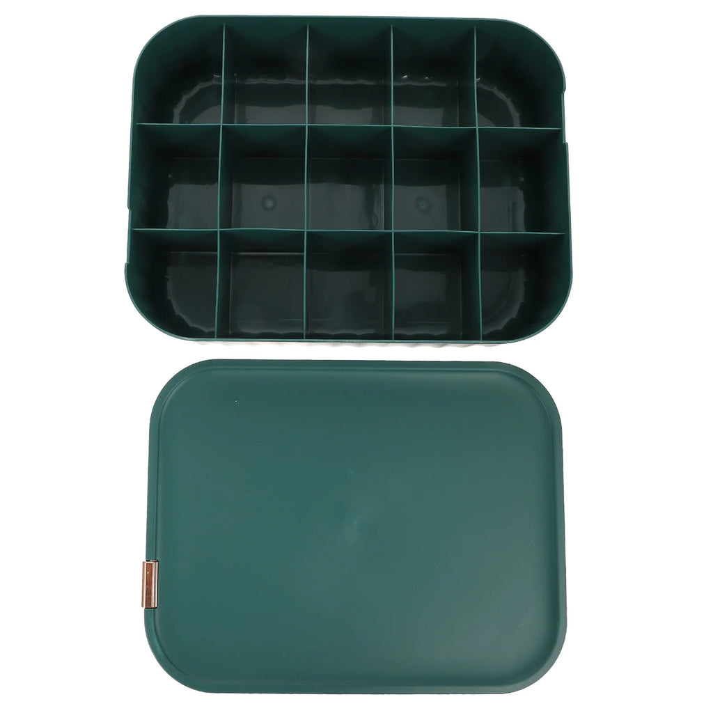 Organizer Bin Storage Box Underwear Drawer Storage Baby 30X23.5X8CM Green – Convenient Family Mealtime Use for Simple Storage and Daily Tasks