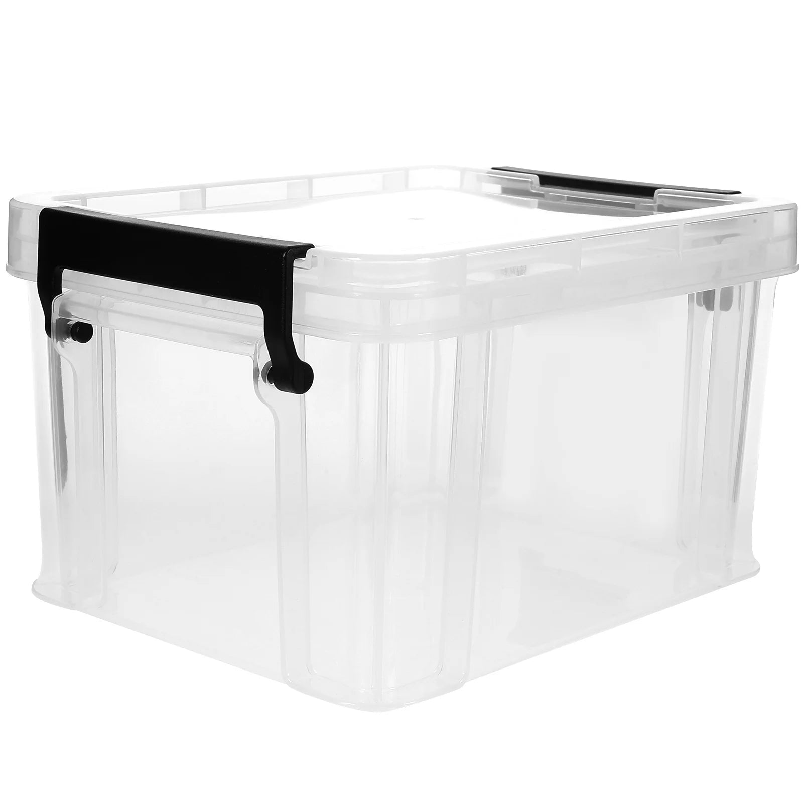 Transparent Dust-proof and Moisture-proof Household Storage Box with Lid Makeup – Secure Lid Design for Simple Storage and Daily Tasks