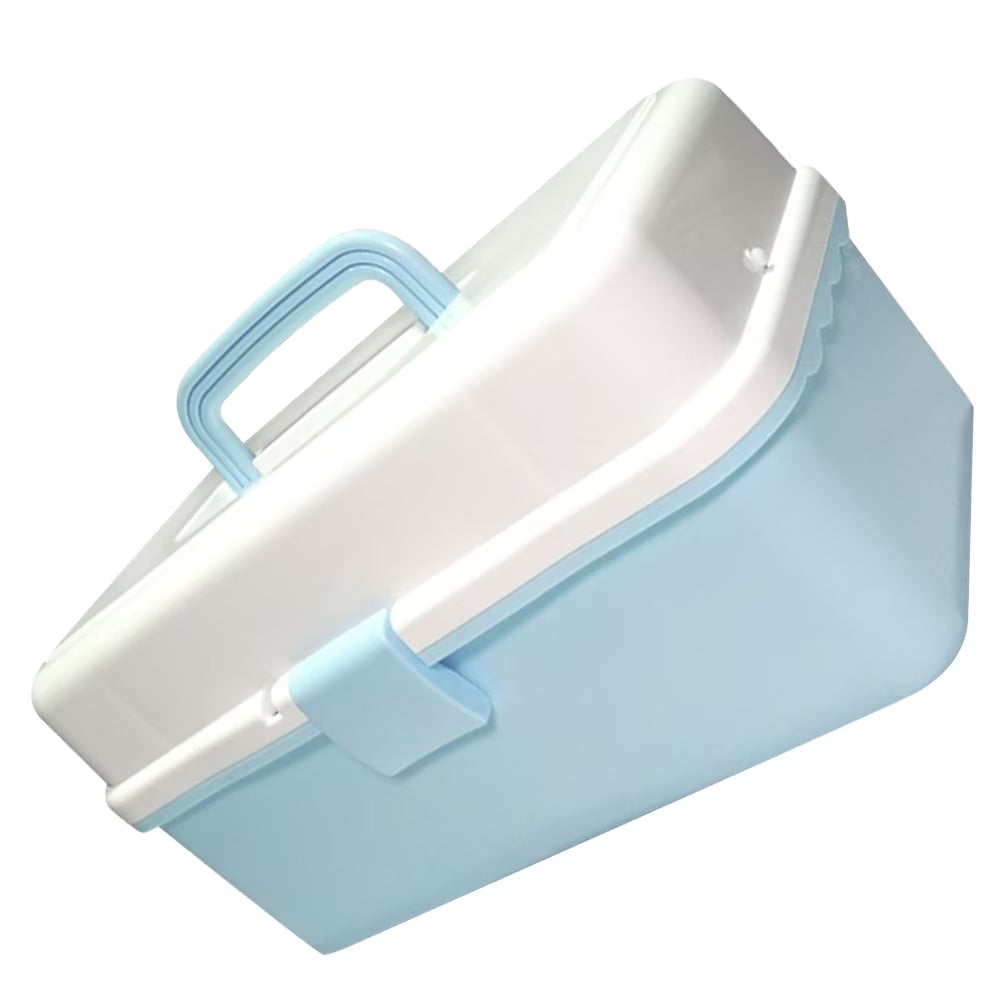 Organizer Boxes Art Tools Storage Container Blue Child – Practical Home Organization for Simple Storage and Daily Tasks