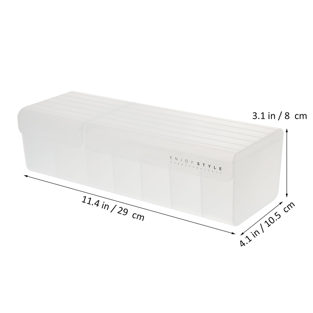 Cover Storage Box Slim USB Cable Organizer Cord Case – Everyday Household Format for Simple Storage and Daily Tasks