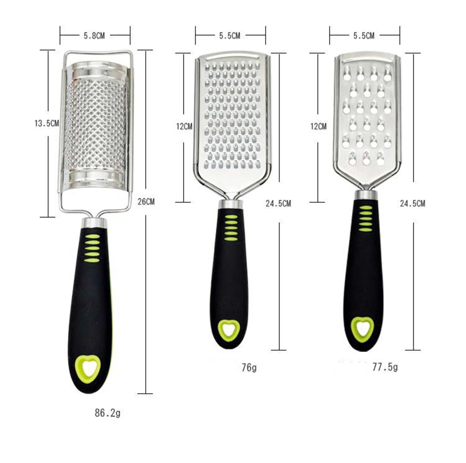 Hiroekza Cheese Grater Stainless Steel Zester Graters For Kitchen - Multi-purpose Kitchenware Kitchen Gadgets Clearance – Durable Stainless Steel Construction for Simple Storage and Daily Tasks