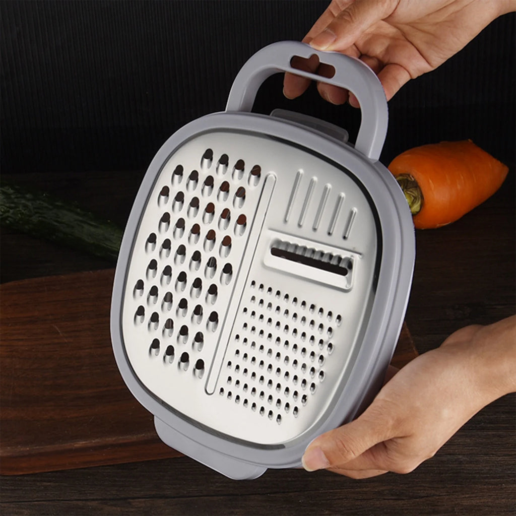 Grater Well-crafted Handheld Cheese Grater - Cheese Grater With Soft Handle - Grater For Kitchen Spices Ginger - Stainless Steel Cheese Shredder - Lemon Zester To Kitchen Gadgets Clearance – Convenient Carry Handles for Simple Storage and Daily Tasks