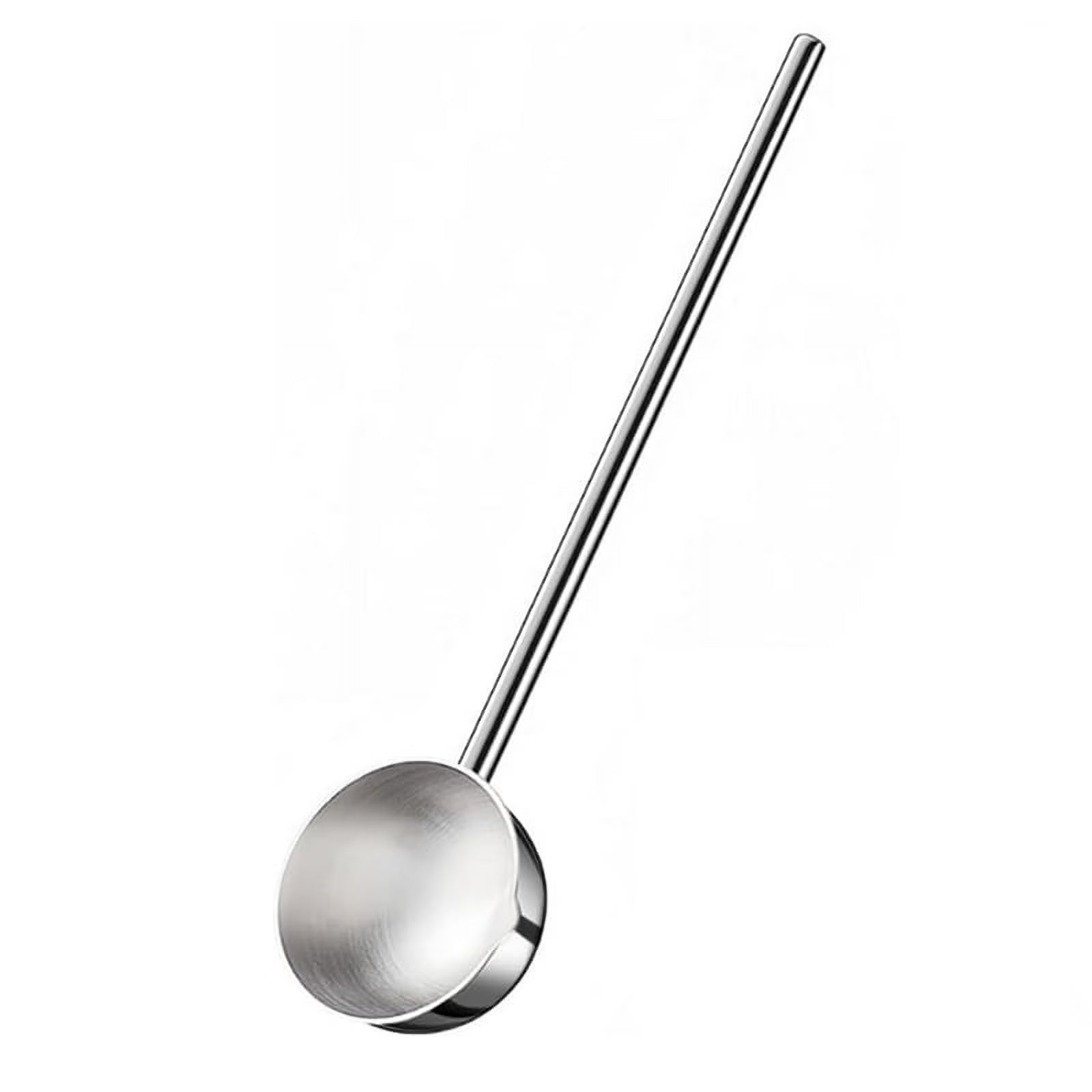 Small Soup Ladle Stainless Steel Metal Deep Spoon with Pour Spout 2 Oz Long Handle Gravy Ladles Heat- 10.5 Inch – Convenient Carry Handles for Simple Storage and Daily Tasks