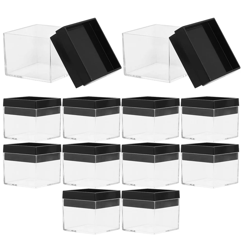 12 Pcs Specimen Boxes Capsules Small Item Storage Box Baby 4.2X4.2X3.3CM – Convenient Multi-Piece Set for Simple Storage and Daily Tasks