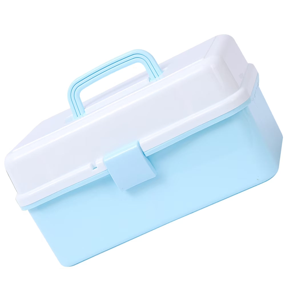 Storage Boxes Art Tools Storage Case Compact Storage Box Child 33x19.5cm Blue – Practical Home Organization for Simple Storage and Daily Tasks