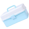 Storage Boxes Art Tools Storage Case Compact Storage Box Child 33x19.5cm Blue – Practical Home Organization for Simple Storage and Daily Tasks