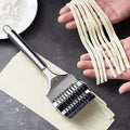 High Grade Stainless Steel Noodle Lattice Roller Dough Cutter for Kitchen Cooking Tools – Durable Stainless Steel Construction for Simple Storage and Daily Tasks