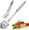 2-Piece Spaghetti Set Stainless Steel Pasta& Tongs Heat Resistant 12 Inch – Durable Stainless Steel Construction for Simple Storage and Daily Tasks