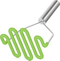 Non-Scratch Silicone Potato Masher Kitchen Tool Potatoes Masher Potato Masher Stainless Steel Wrapped In Well-crafted Silicone Potato Smasher – Durable Stainless Steel Construction for Simple Storage and Daily Tasks
