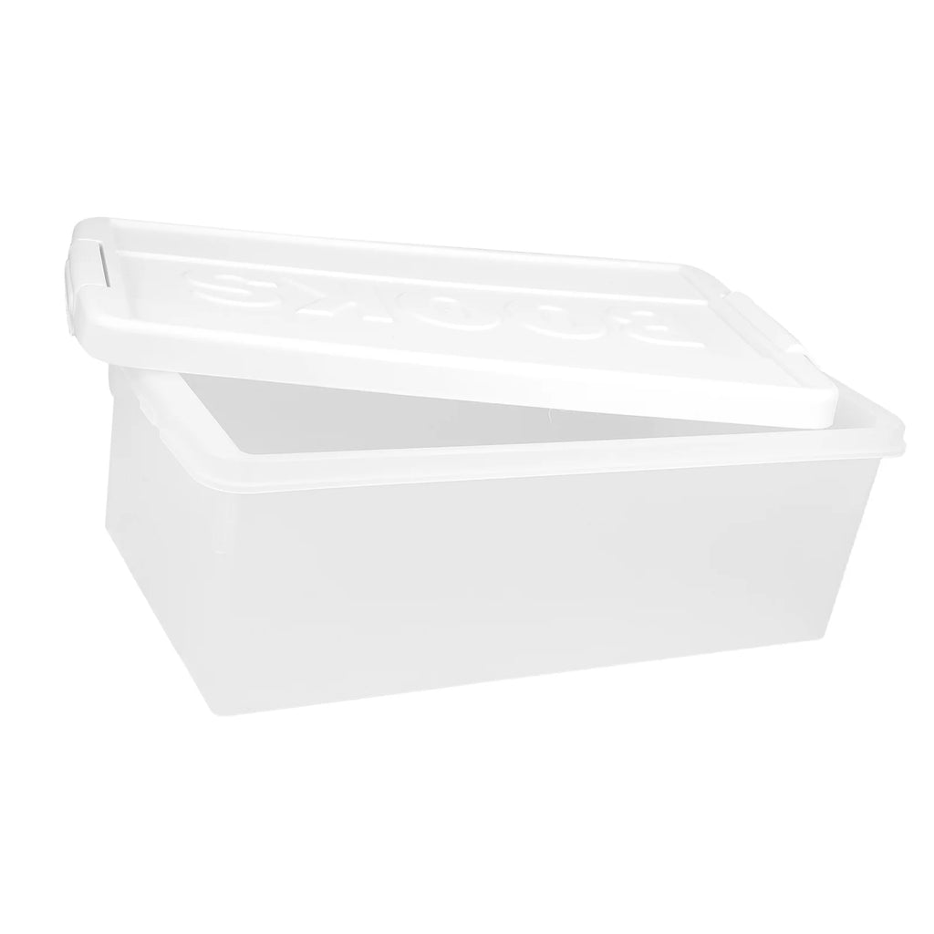 Book Storage Box Office Travel 39.50X20.50X14.00CM White – Practical Home Organization for Simple Storage and Daily Tasks