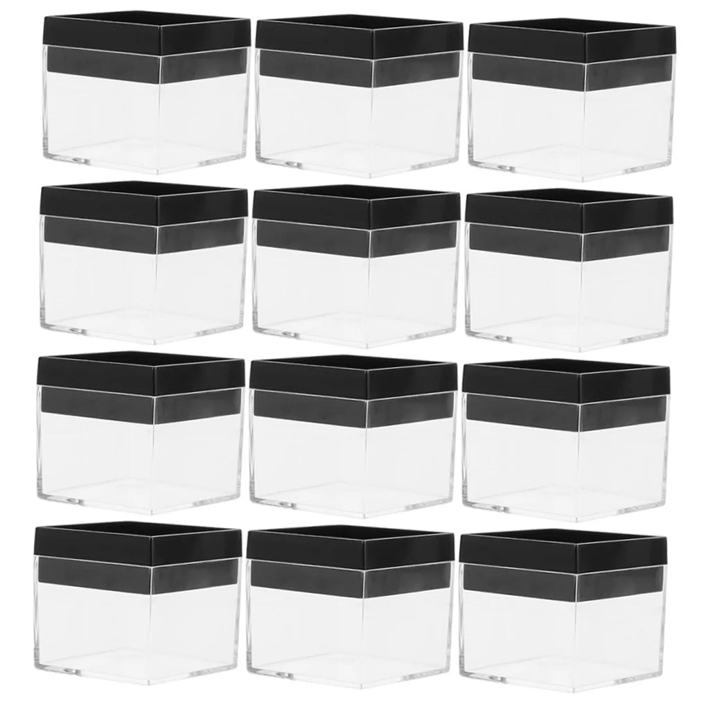 12 Pcs Specimen Boxes Capsules Small Item Storage Box Baby 4.2X4.2X3.3CM – Convenient Multi-Piece Set for Simple Storage and Daily Tasks