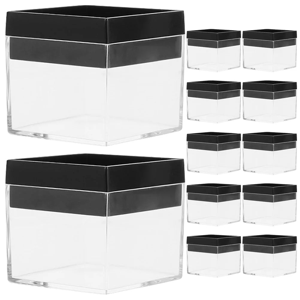 12 Pcs Specimen Boxes Capsules Small Item Storage Box Baby 4.2X4.2X3.3CM – Convenient Multi-Piece Set for Simple Storage and Daily Tasks