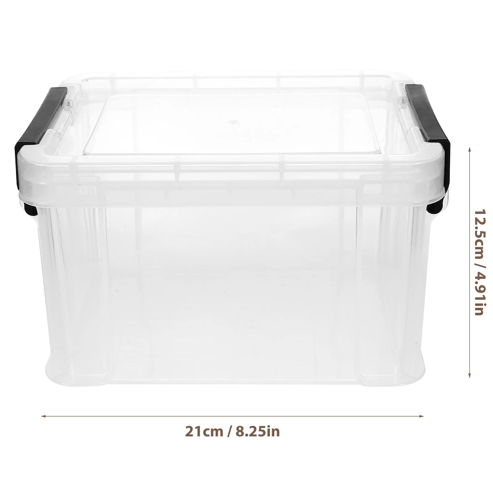 Transparent Dust-proof and Moisture-proof Household Storage Box with Lid Makeup – Secure Lid Design for Simple Storage and Daily Tasks