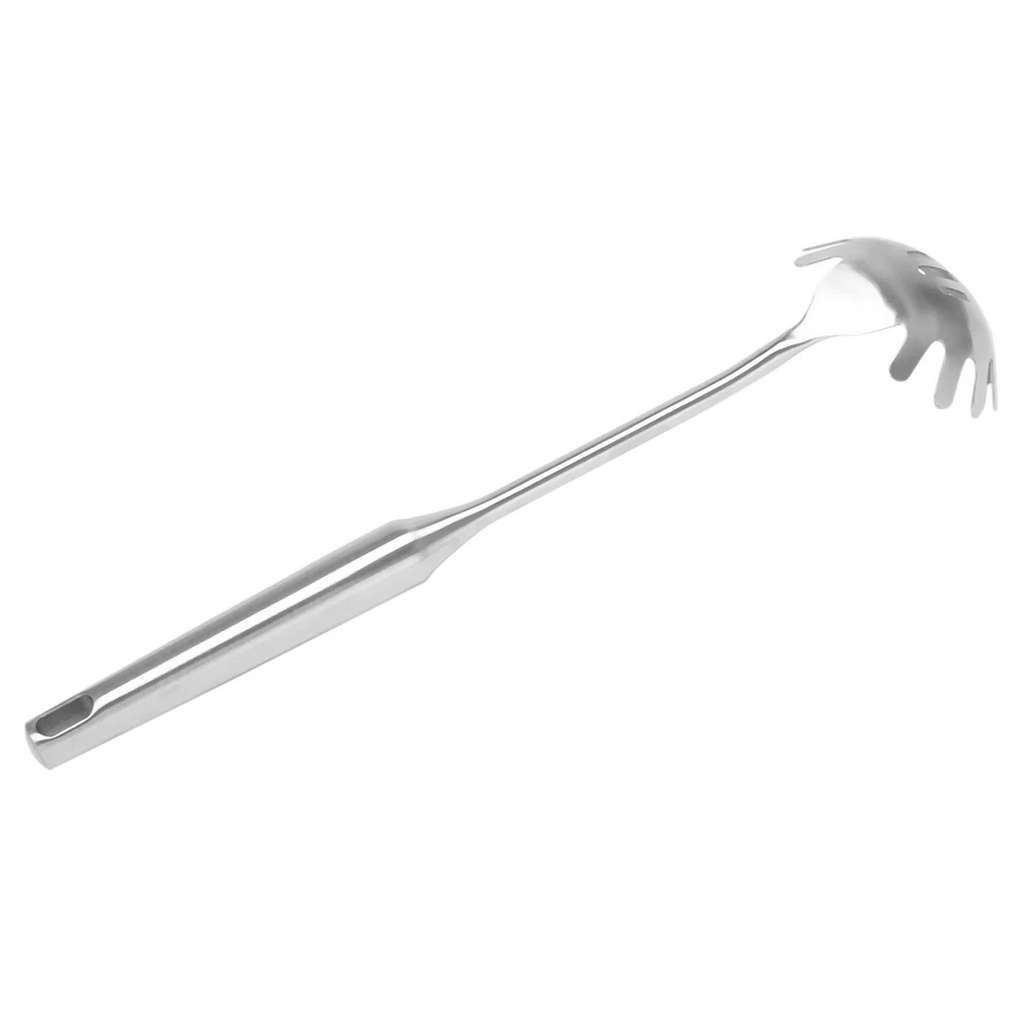 4 Pieces Stainless Steel Spaghetti Server Set Stainless Steel Spaghetti Pasta Tong Pasta Spoon Server Fork,2 x clip 2 x spoon,Silver – Durable Stainless Steel Construction for Simple Storage and Daily Tasks
