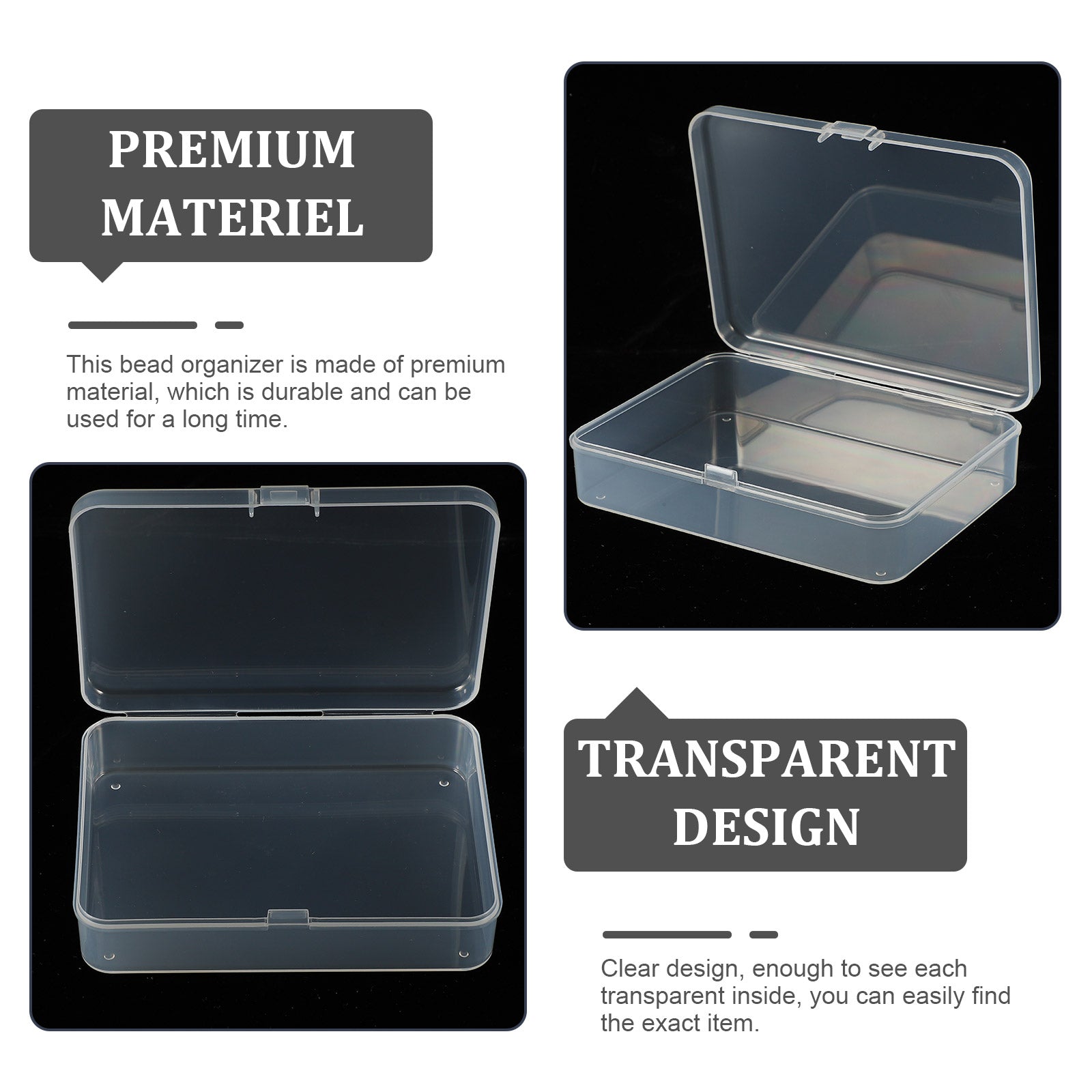 28 Pcs Storage Baskets with Lids Plastic Box Portable Case – Secure Lid Design for Simple Storage and Daily Tasks