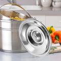 unbranded Sturdy Stainless Steel Pot Lid Mini Bowl Lid For Kitchen Cookware Small Pan Effortless Cleaning – Durable Stainless Steel Construction for Simple Storage and Daily Tasks