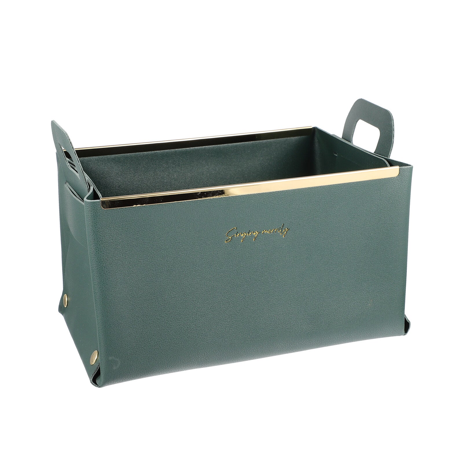 Storage Basket Cube Leather Lightweight Box Home Use Organizer – Practical Home Organization for Simple Storage and Daily Tasks