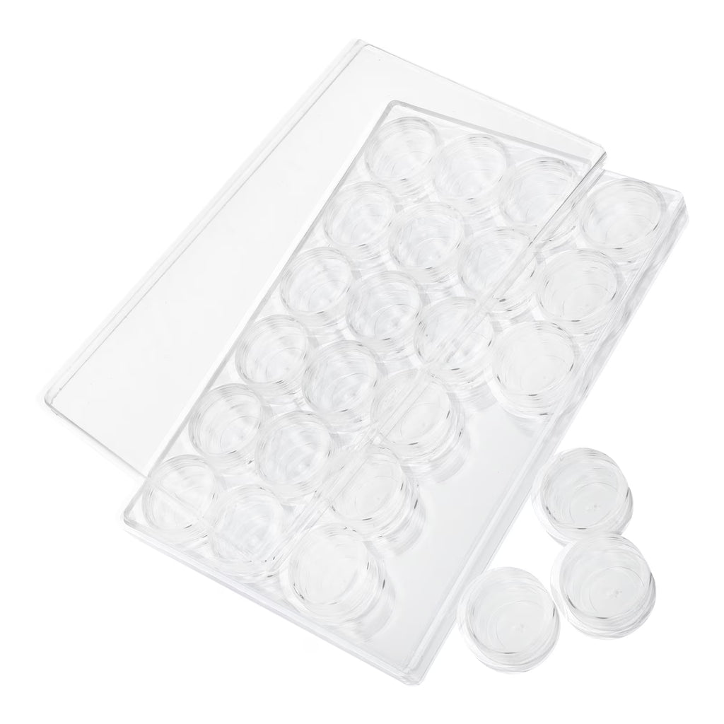 Closet Bead Organizers Storage Boxes 24X16cm Transparent – Clear-View Organization for Simple Storage and Daily Tasks