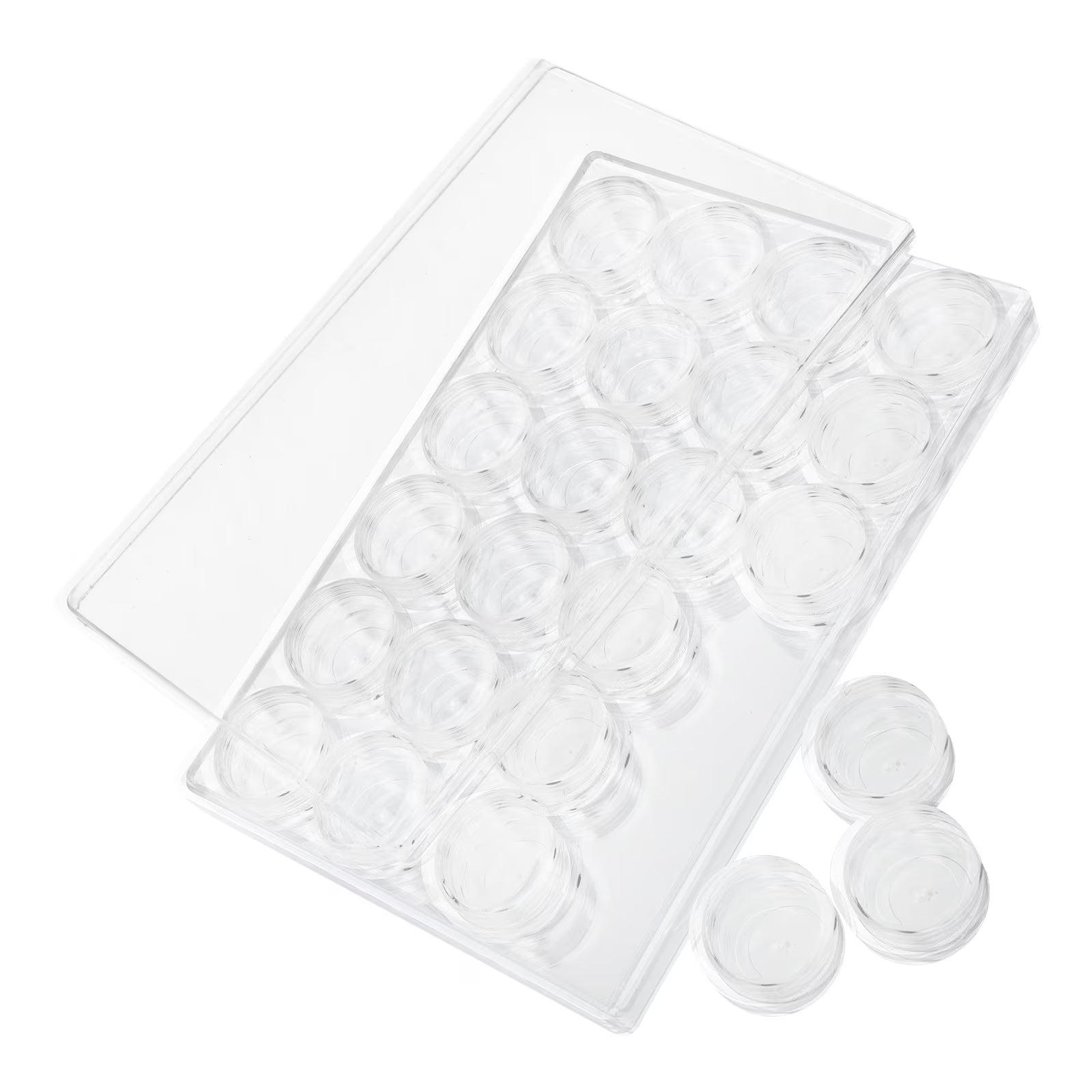 Closet Bead Organizers Storage Boxes 24X16cm Transparent – Clear-View Organization for Simple Storage and Daily Tasks