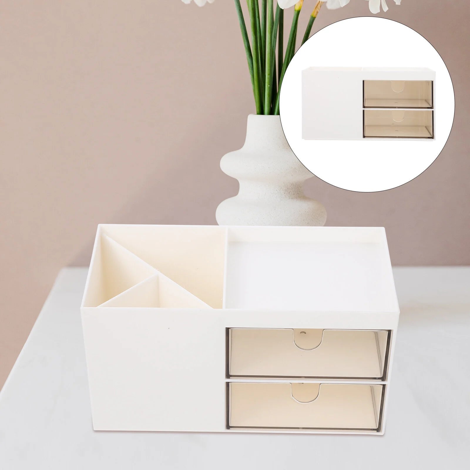 Adjustable Cosmetic Display Highlighter Bathroom Storage Box Office Container – Adjustable Everyday Design for Simple Storage and Daily Tasks