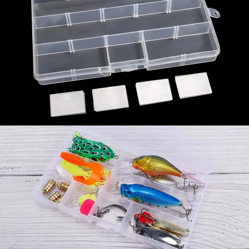 [Clear Jewelry Box] 6pcs Clear Jewelry Box | Plastic Bead Storage Craft Container Earrings Organizer – Clear-View Organization for Simple Storage and Daily Tasks