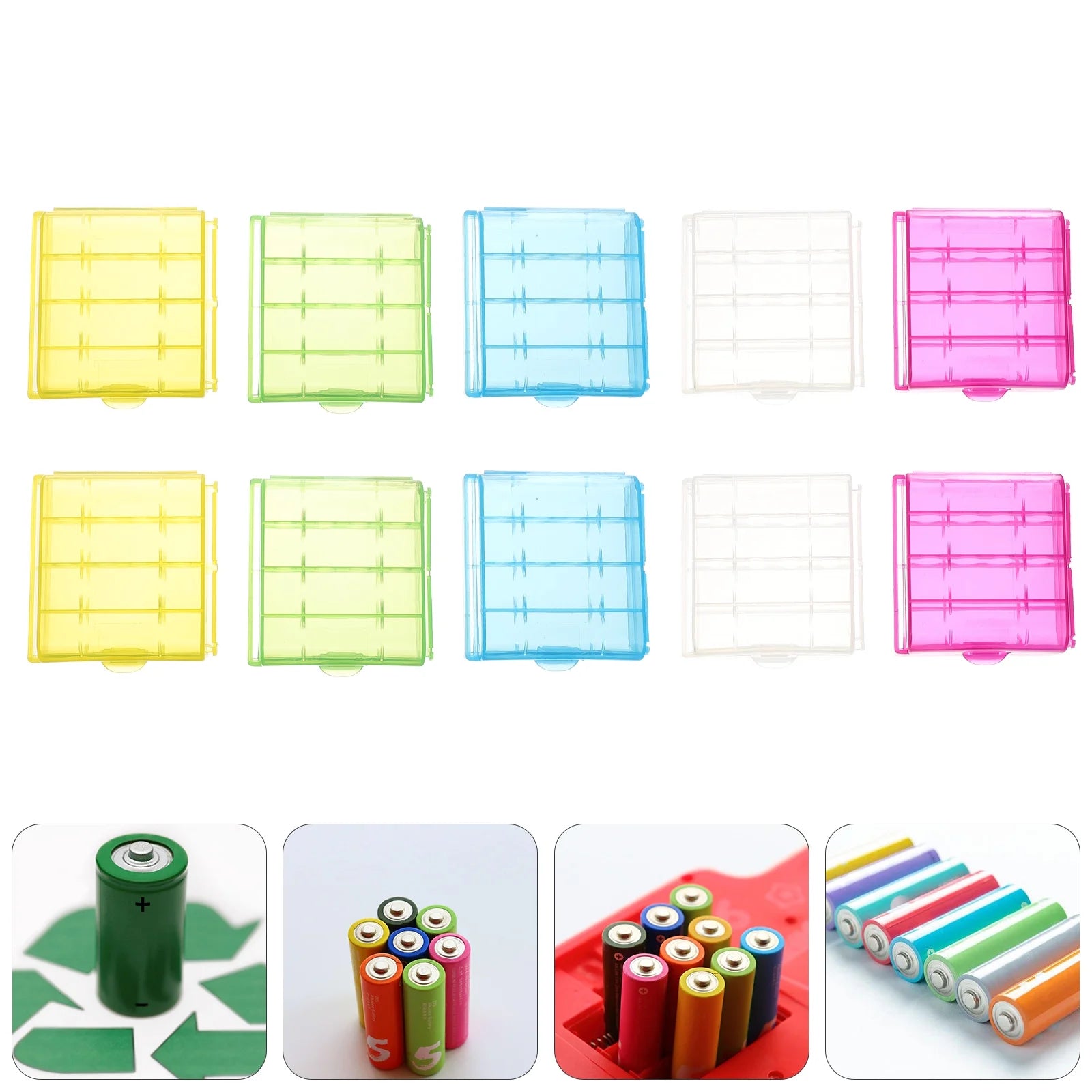 30 Pcs Battery Lithium Storage Box Organizer Container Safety – Multiroom Organization Format for Simple Storage and Daily Tasks