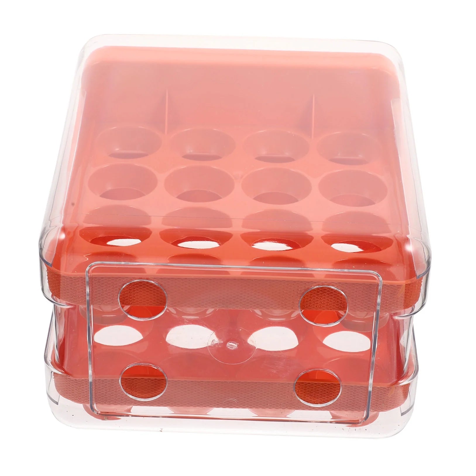 Holder Decor Egg Storage Box Egg Storage Shelf 21.5x22.5x14cm Orange – Practical Home Organization for Simple Storage and Daily Tasks