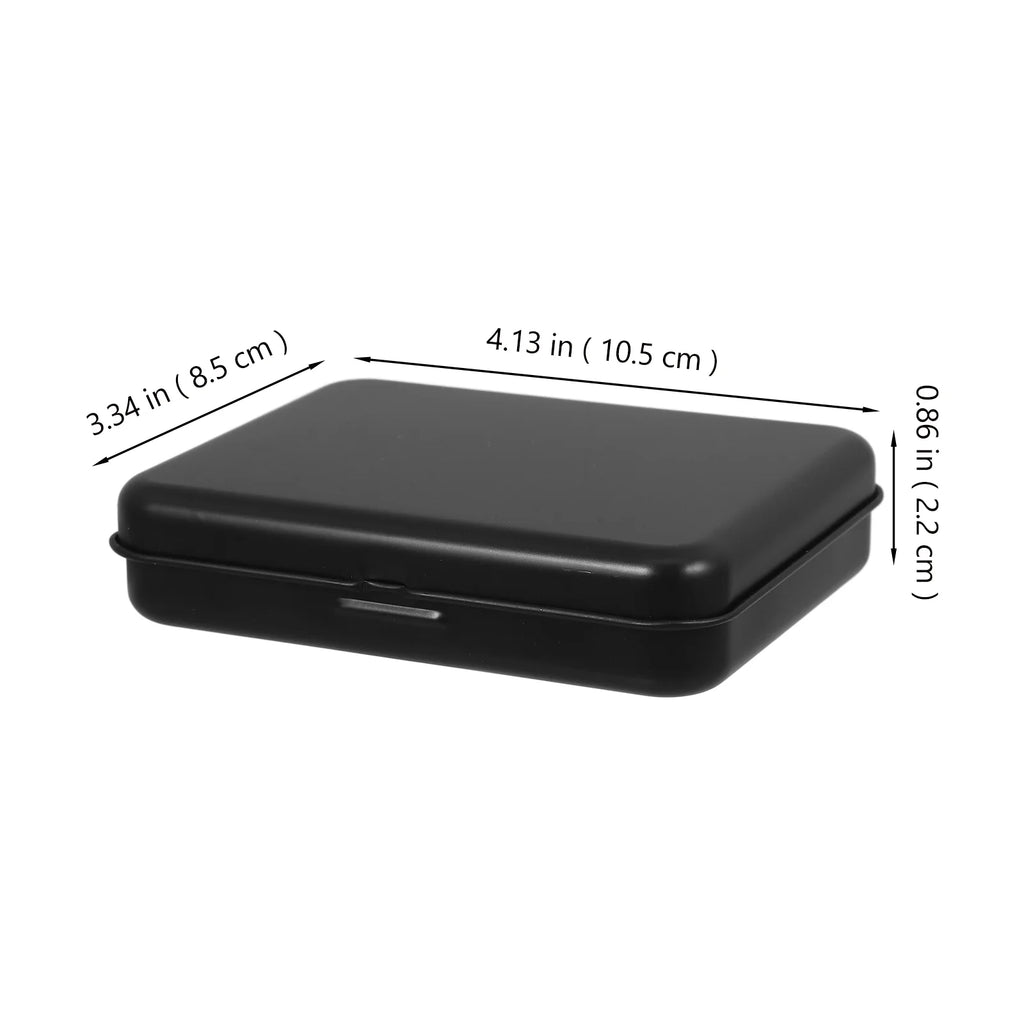 Toy Accessories Iron Storage Box Child 10.50X8.50X2.20CM Black – Multiroom Organization Format for Simple Storage and Daily Tasks