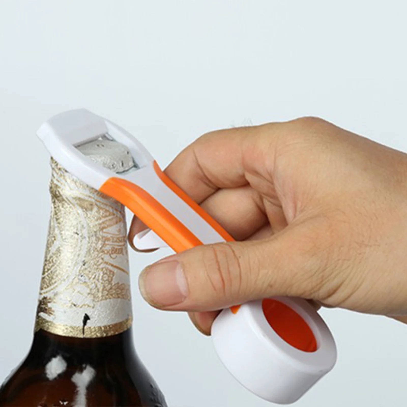 Hiroekza Jar Opener 4-in-1 Grip Bottle Opener Jar Opener - Easily Opens Twists Caps Bottle Caps Canning Lids And Can Tabs Kitchen Gadgets Clearance – Convenient Drink Preparation for Simple Storage and Daily Tasks