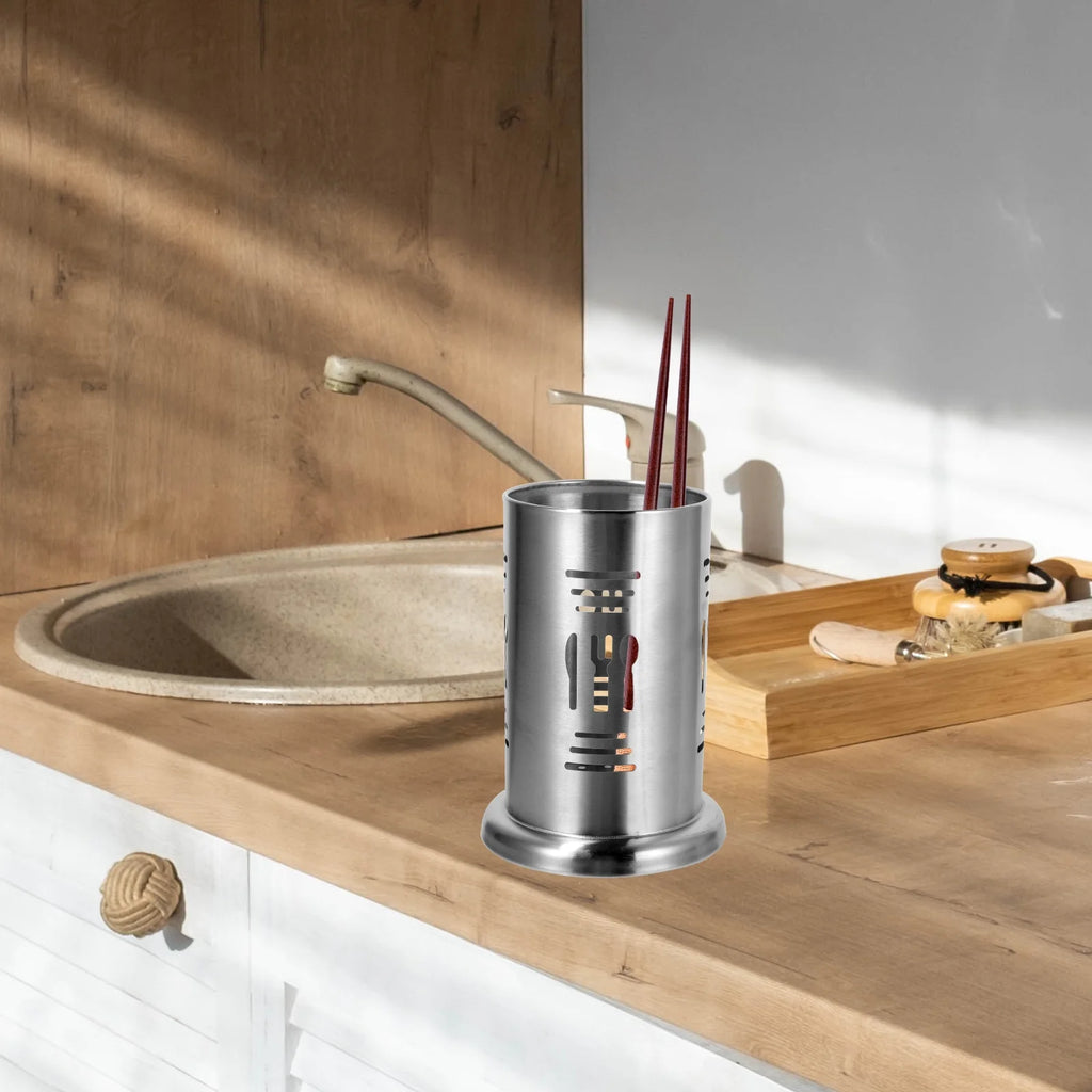 unbrandedDishwasher Stainless Steel Chopstick Holder Kitchen Utensil Container Organizer – Durable Stainless Steel Construction for Simple Storage and Daily Tasks