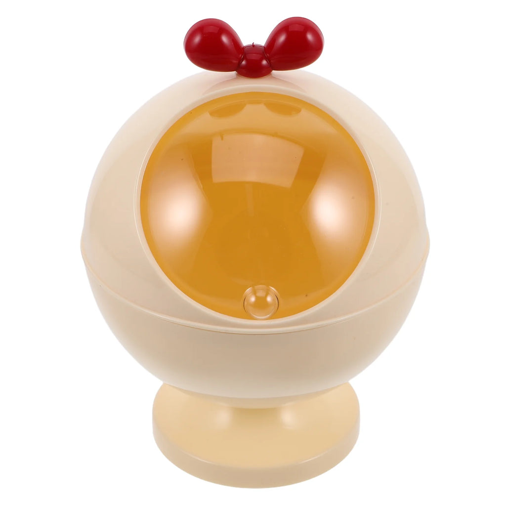 Figurine Decor Hair Accessories Storage Box Baby Miss 21.00X15.50X15.50CM Beige – Convenient Family Mealtime Use for Simple Storage and Daily Tasks