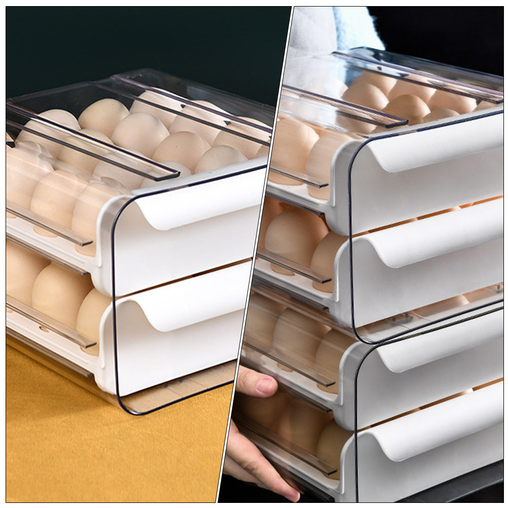 Decals Drawer Egg Carton Organizer Storage Box Baby – Convenient Family Mealtime Use for Simple Storage and Daily Tasks