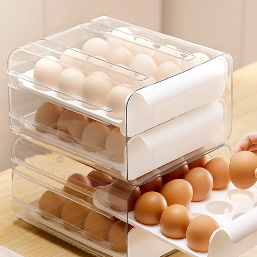 Decals Drawer Egg Carton Organizer Storage Box Baby – Convenient Family Mealtime Use for Simple Storage and Daily Tasks