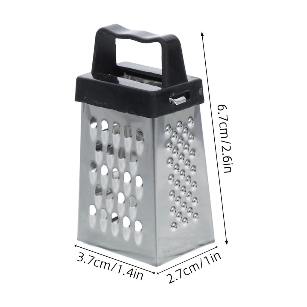 unbranded 6pcs Mini Cheese Grater Stainless Steel Small Box Grater Vegetables Shredder Handheld Kitchen Tool for Slicing Cheese Ginger Potatoes – Durable Stainless Steel Construction for Simple Storage and Daily Tasks