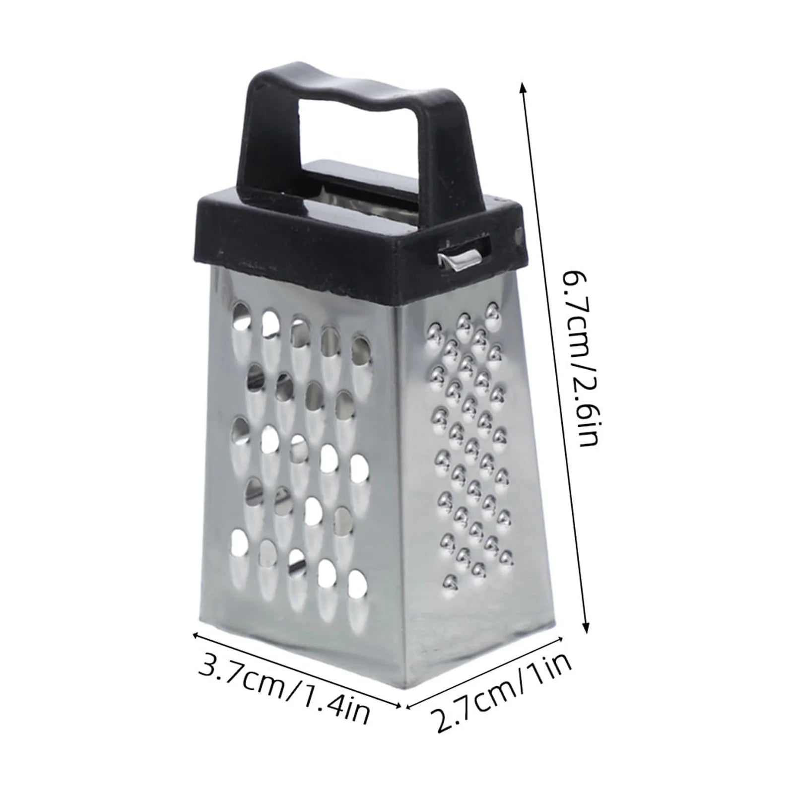 unbranded 6pcs Mini Cheese Grater Stainless Steel Small Box Grater Vegetables Shredder Handheld Kitchen Tool for Slicing Cheese Ginger Potatoes – Durable Stainless Steel Construction for Simple Storage and Daily Tasks