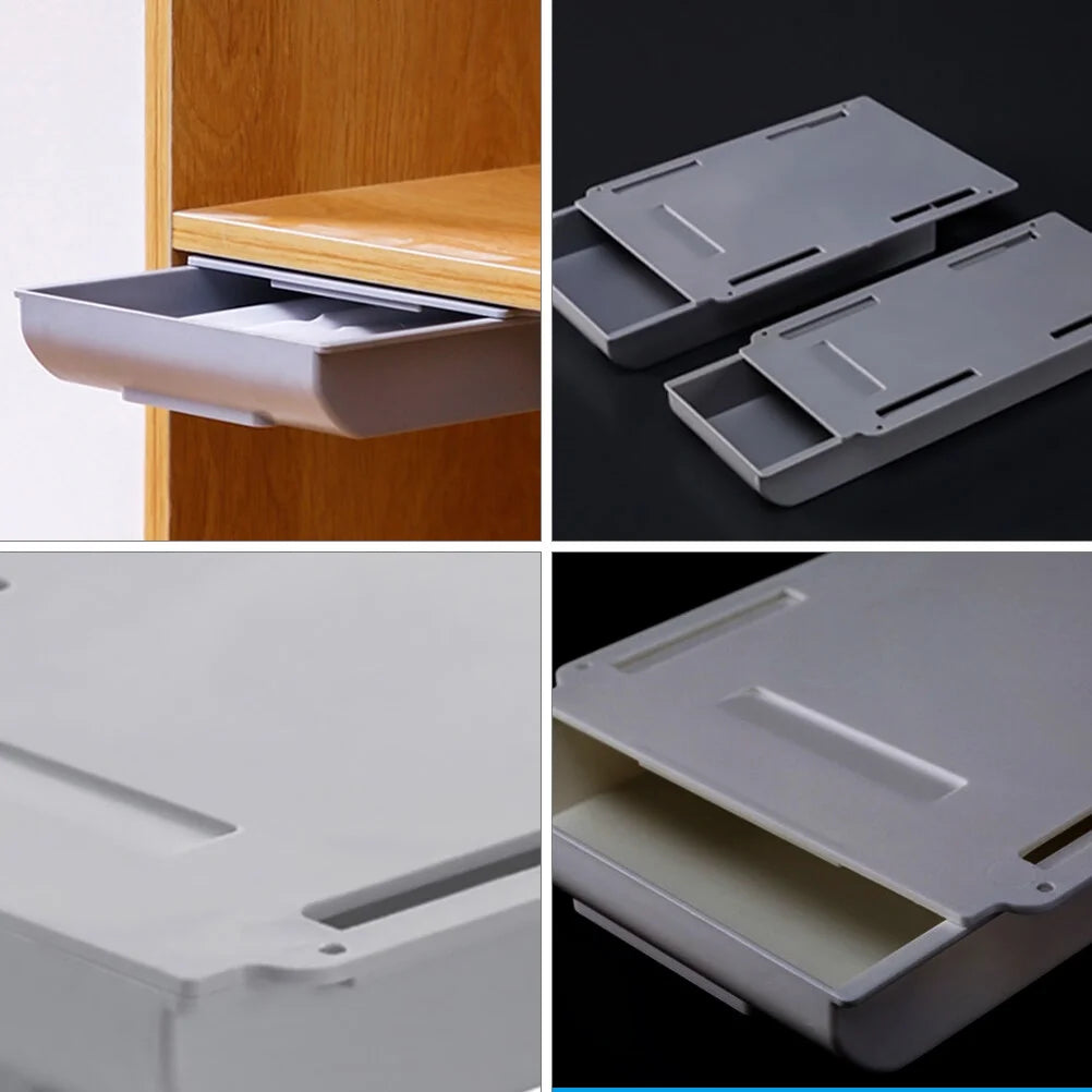 Wire Punch Free Storage Box Hanging Container Drawer Office – Space-Saving Hanging Design for Simple Storage and Daily Tasks