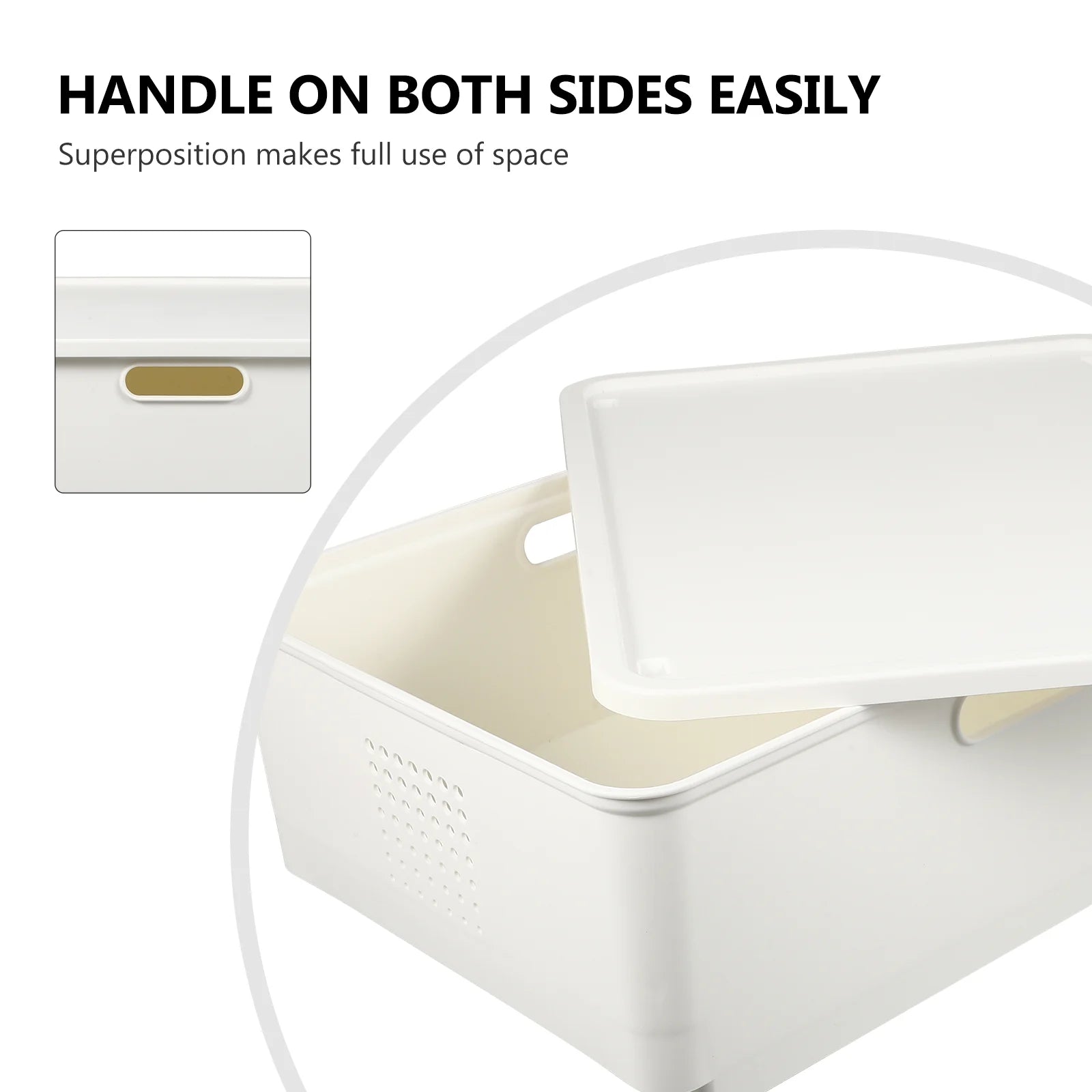 Storage Containers with Lids Japanese Box Organizing Desktop – Secure Lid Design for Simple Storage and Daily Tasks
