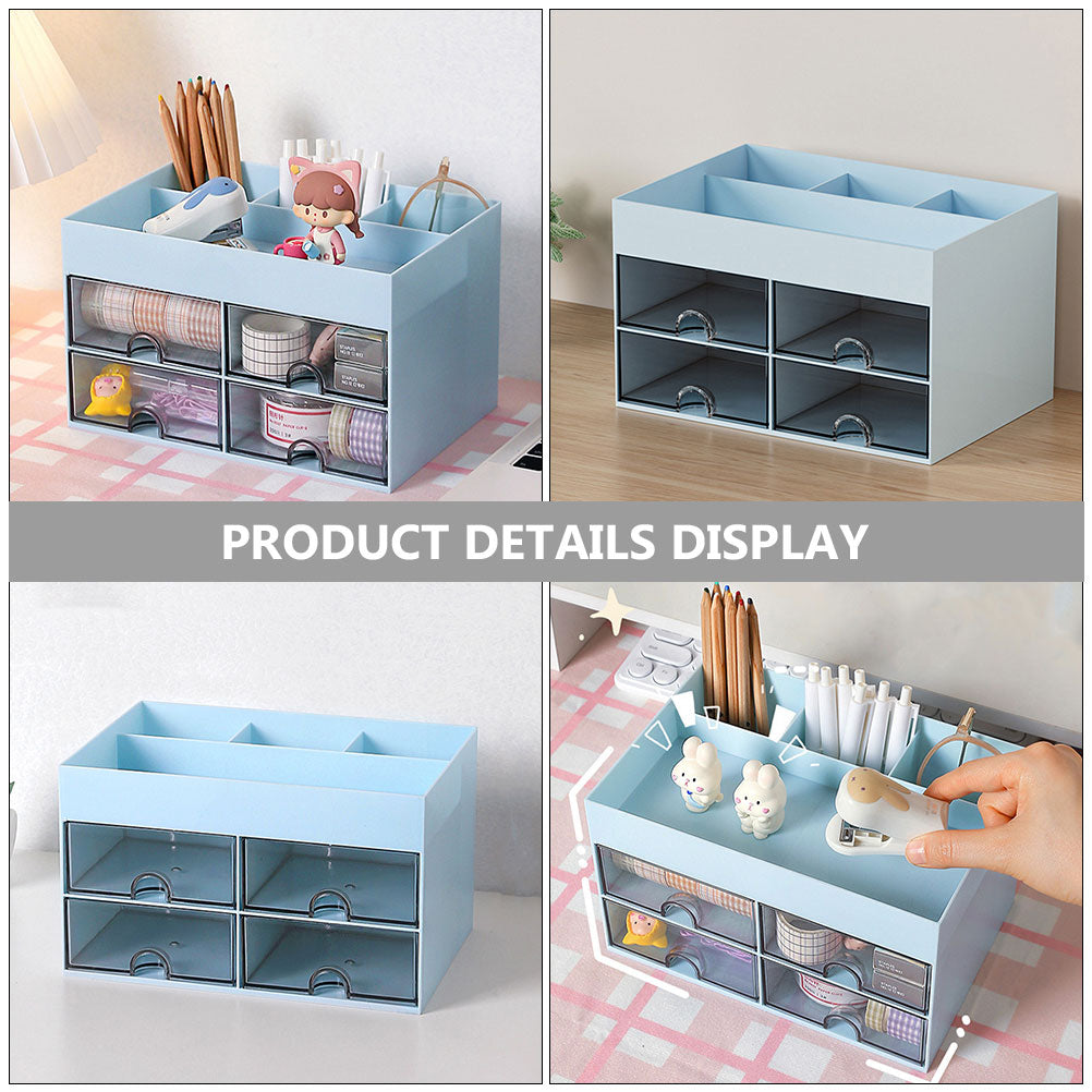 Storage Drawers Box Structure Multi-function Stationery Organizer – Everyday Household Format for Simple Storage and Daily Tasks