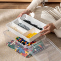 Plastic Stackable Storage Container Bin Box Tote with Lid for Home – Stackable Organization for Simple Storage and Daily Tasks