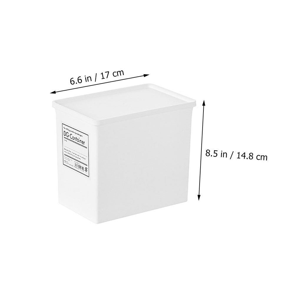 6 pcsHome Use Storage Box Lid Washing Powder Box Storage Box Practical Container – Practical Home Organization for Simple Storage and Daily Tasks