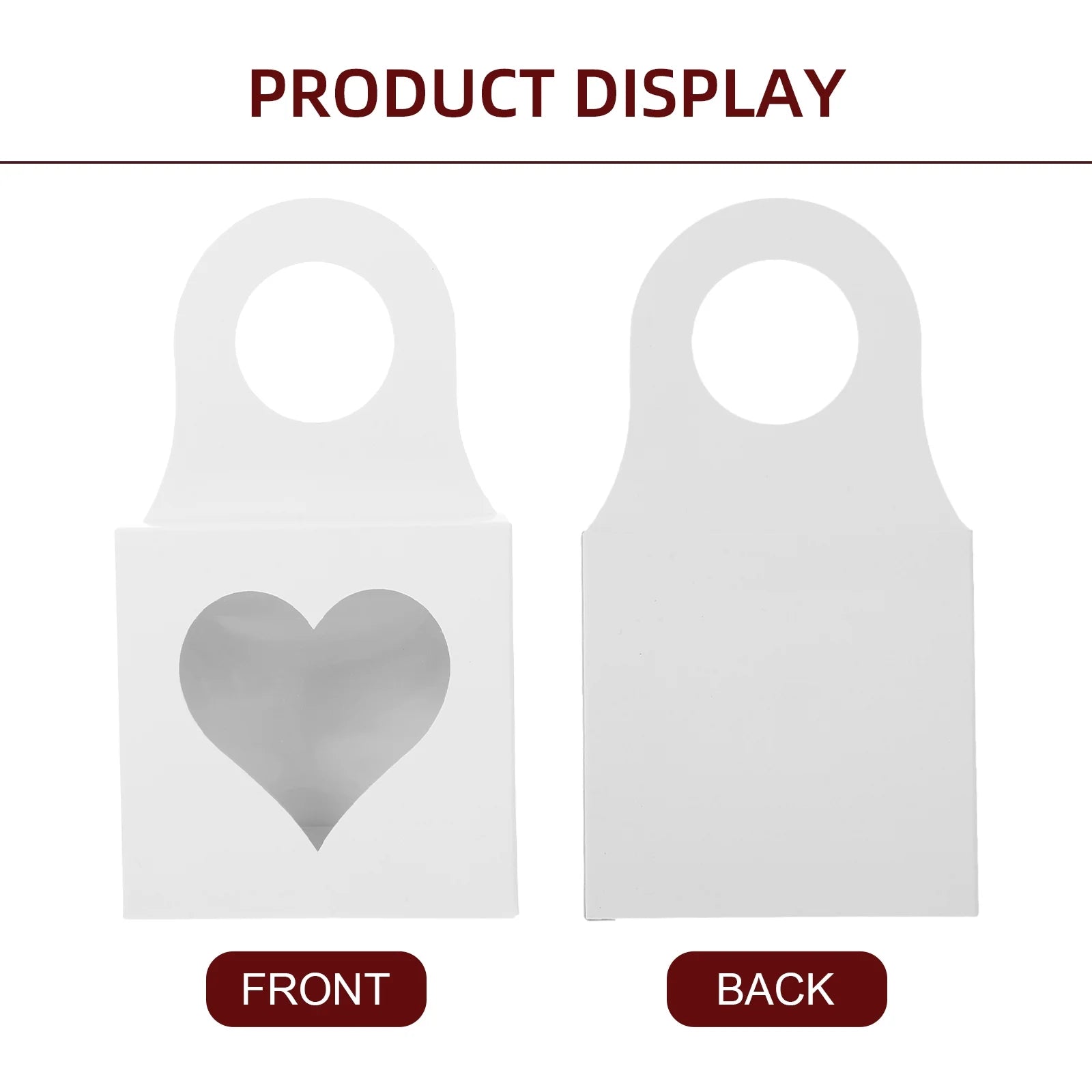 25 Pcs Storage Boxes with Lids Red Wine Bottle Hook Box 9.00X9.00X3.00CM White – Secure Lid Design for Simple Storage and Daily Tasks