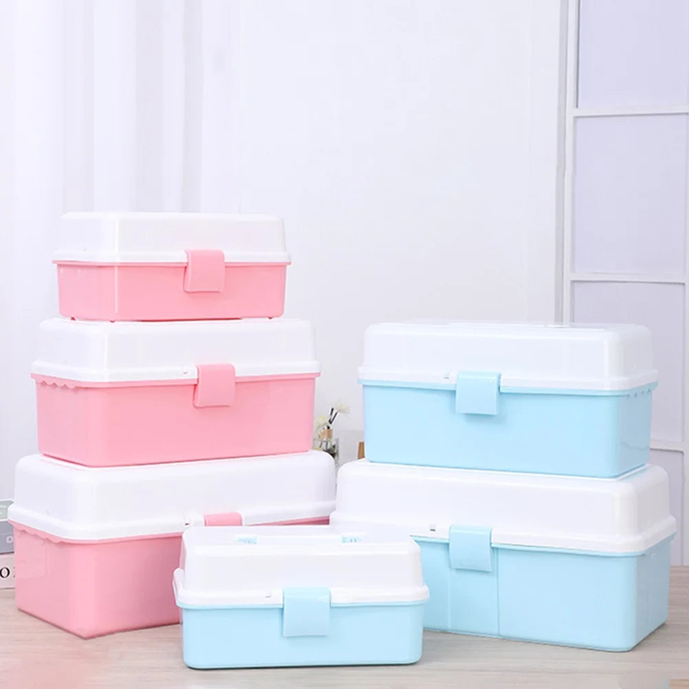 Storage Boxes Art Tools Storage Case Compact Storage Box Child 33x19.5cm Blue – Practical Home Organization for Simple Storage and Daily Tasks