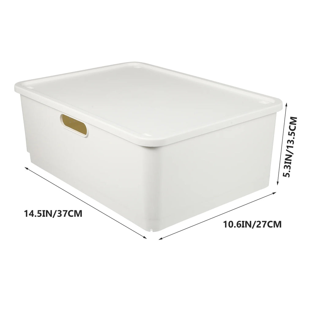 Storage Containers with Lids Japanese Box Organizing Desktop – Secure Lid Design for Simple Storage and Daily Tasks