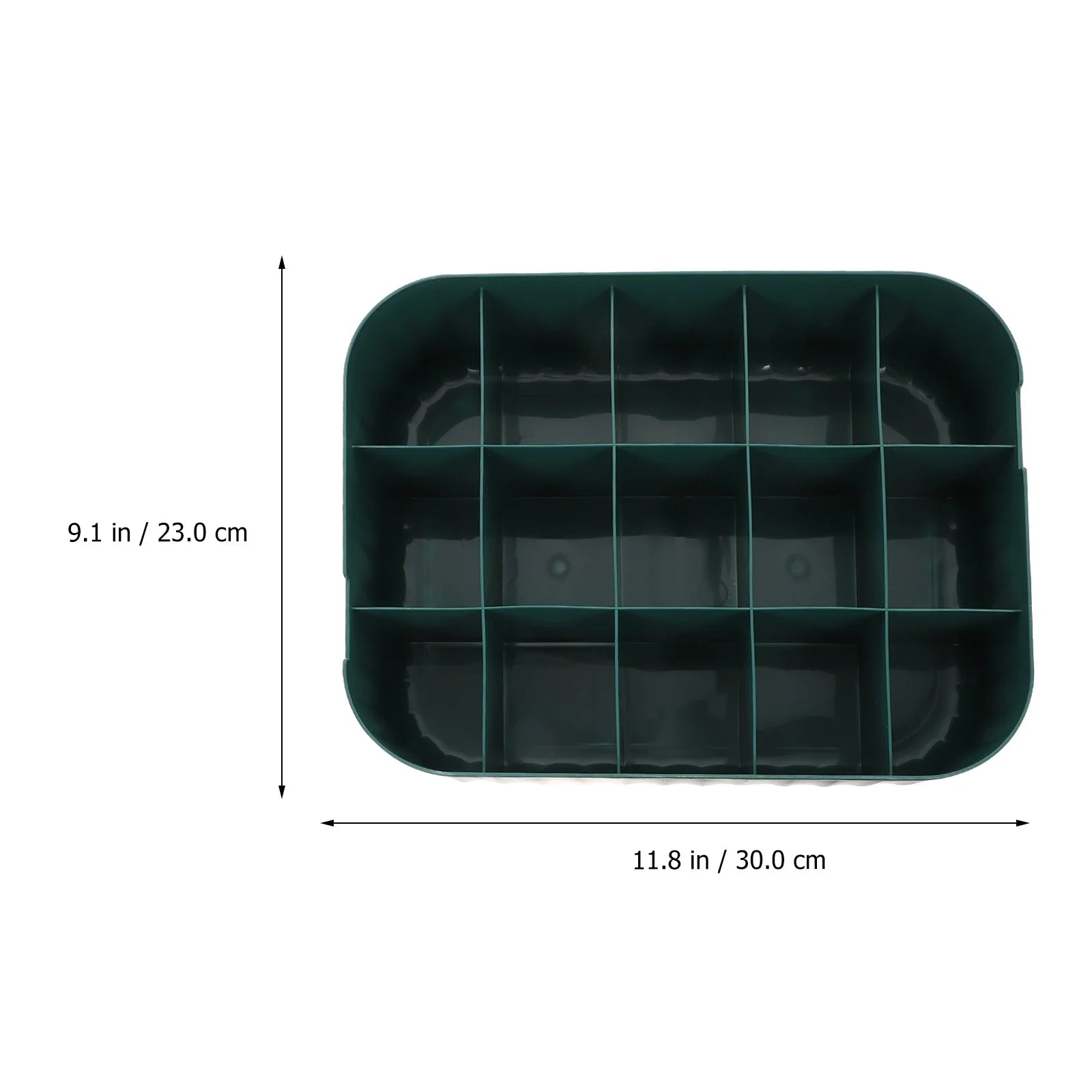 Organizer Bin Storage Box Underwear Drawer Storage Baby 30X23.5X8CM Green – Convenient Family Mealtime Use for Simple Storage and Daily Tasks