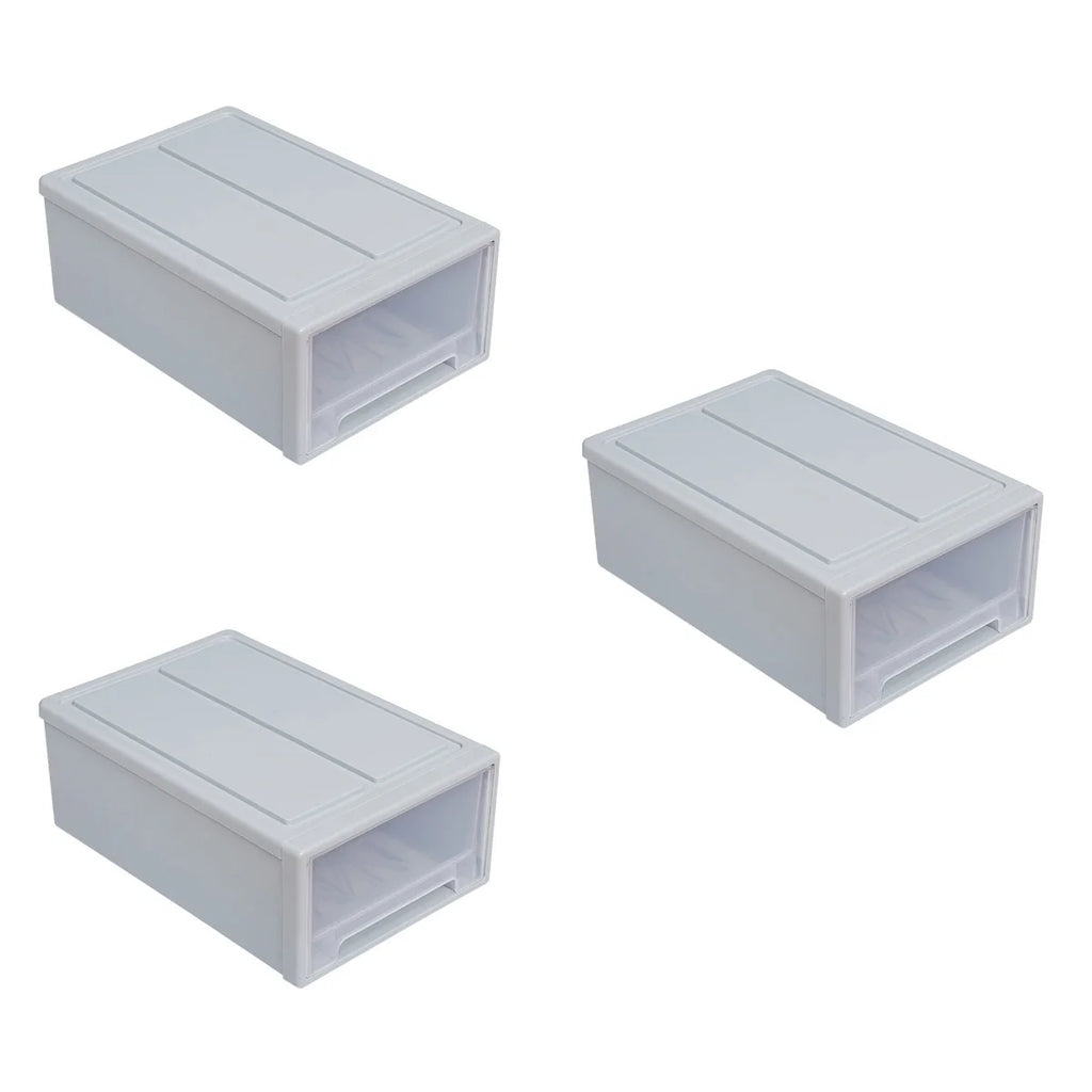 3pcs Drawer Clothes Storage Box Closet Storage Organizer Holder Box for Children Kids RoomNursery Playroom Blue – Everyday Household Format for Simple Storage and Daily Tasks
