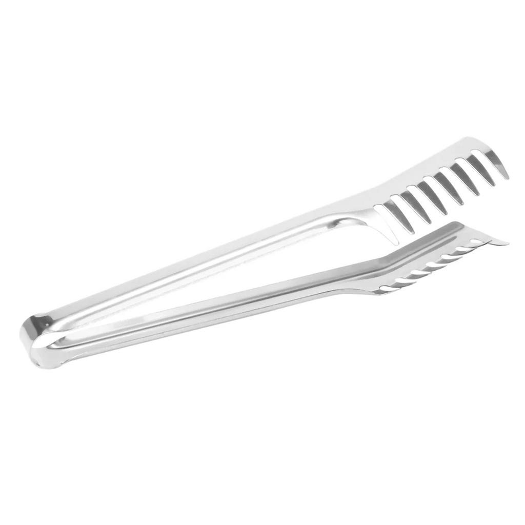 4 Pieces Stainless Steel Spaghetti Server Set Stainless Steel Spaghetti Pasta Tong Pasta Spoon Server Fork,2 x clip 2 x spoon,Silver – Durable Stainless Steel Construction for Simple Storage and Daily Tasks