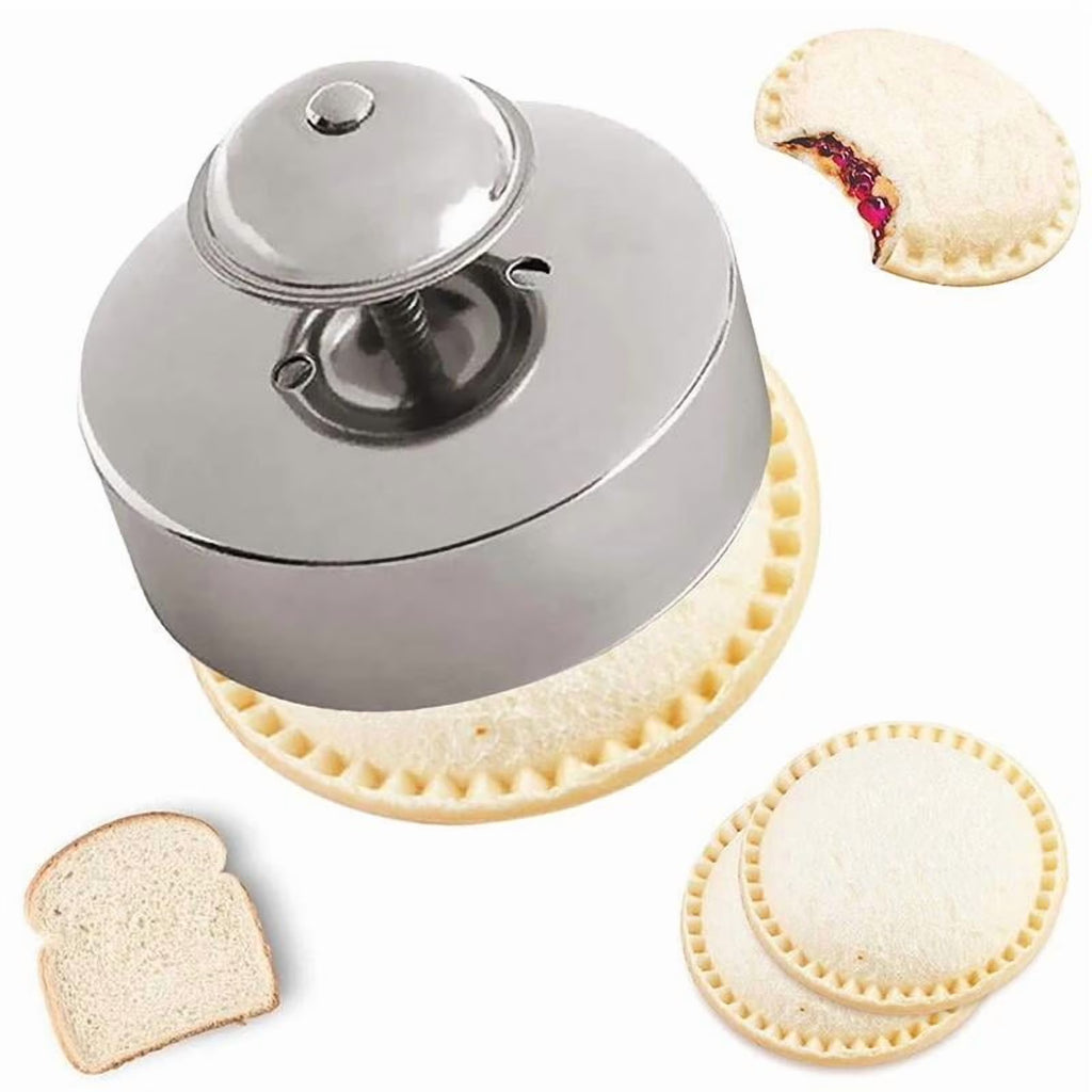 Stainless Steel Sandwich Cutter 1 Count Sandwich Maker Pastry Mold Kitchen Baking Tools Supplies, Kitchen Accessories Summer Essentials – Durable Stainless Steel Construction for Simple Storage and Daily Tasks